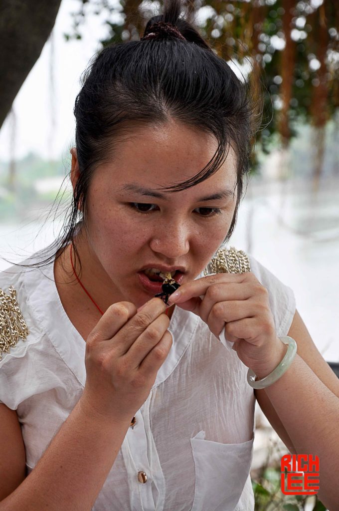 Insects are part of the protein diet of every day Chinese